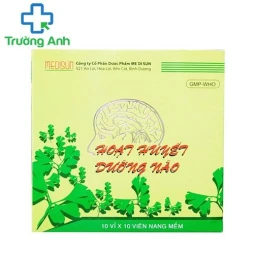 Hoạt huyết dưỡng não Medisun - Cải thiện chức năng não bộ hiệu quả