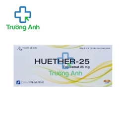 HUETHER-25 - Thuốc điều trị động kinh và co giật hiệu quả