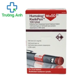 Humalog Mix50 KwikPen 100U/ml - Bút tiêm tiểu đường của Mỹ