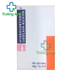 Hydrocortison-Lidocain-Richter 125mg - Thuốc gây tê gắn hạn hiệu quả của Hungary