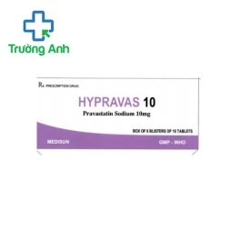 Hypravas 10 - Thuốc điều trị các bệnh tim mạch của MEDISUN