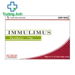 Immulimus viên - Thuốc chống đào thải cơ quan ghép của MEDISUN