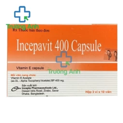 Incepavit 400 Capsule - Thuốc điều trị và dự phòng thiếu vitamin E hiệu quả