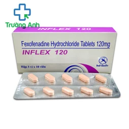 Inflex 120 - Thuốc điều trị viêm mũi dị ứng, mề đay của Ấn Độ