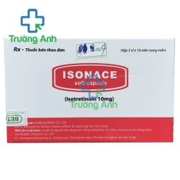 Isotina 10mg - Thuốc điều trị mụn trứng cá nặng hiệu quả của Hàn Quốc