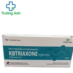 KBTriaxone - Thuốc điều trị nhiễm khuẩn hiệu quả của Hàn Quốc