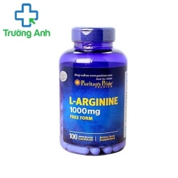 L - Arginin 1000mg Puritan's Pride - Giúp giải độc gan hiệu quả của Mỹ