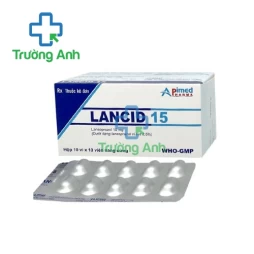 Lancid 15 Apimed - Thuốc điều trị loét dạ dày tá tràng hiệu quả