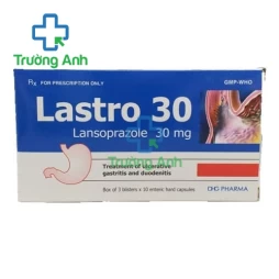 Lastro 30 - Thuốc điều trị loét dạ dày tá tràng hiệu quả của DHG