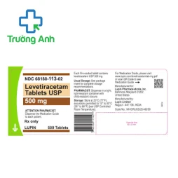 Levetiracetam Tablets USP 500mg Lupin - Thuốc điều trị động kinh hiệu quả