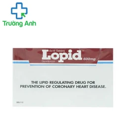 Lopid 600mg - Thuốc trị rối loạn lipid hiệu quả của Thái Lan