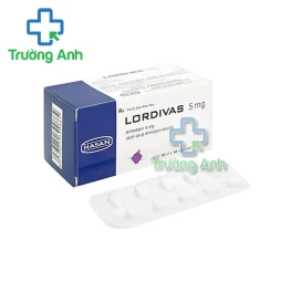 Lordivas 5mg Hasan - Thuốc điều trị tăng huyết áp, đau thắt ngực