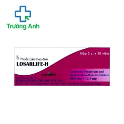 Losarlife-H - Thuốc điều trị tăng huyết áp hiệu quả của Ấn Độ