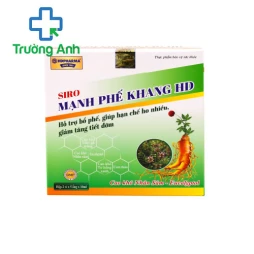 Mạnh phế khang HD - Giúp bổ phế, giảm ho, giảm đờm của HD Pharma