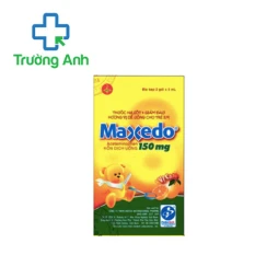 Maxedo 150mg/5ml - Thuốc giảm đau hạ sốt cho trẻ hiệu quả 