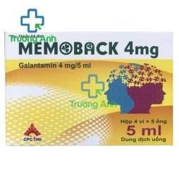 Memoback 4mg CPC1HN - Thuốc điều trị triệu chứng sa sút trí tuệ hiệu quả