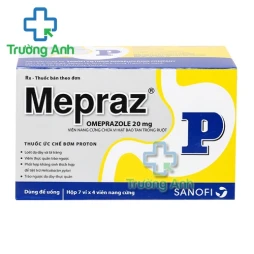 Mepraz 20mg - Thuốc điều trị viêm loét dạ dày, tá tràng hiệu quả