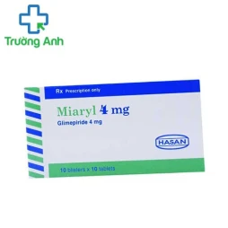 Miaryl 2mg-4mg - Thuốc điều trị bệnh đái tháo đường hiệu quả