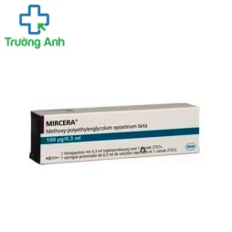 Mircera 100mcg/0.3ml - Thuốc điều trị thiếu máu do suy thận hiệu quả của Thụy Sỹ