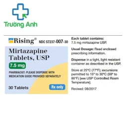 Mirtazapine 7.5mg Rising - Thuốc điều trị trầm cảm hiệu quả của Mỹ