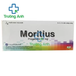 Moritius 75mg - Thuốc điều trị đau thần kinh trung ương hiệu quả của Davipharm