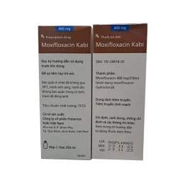 Moxifloxacin Kabi 400mg/250ml - Thuốc điều trị nhiễm khuẩn hiệu quả