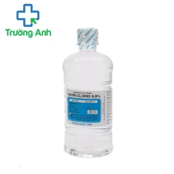 NATRI CLORID 0,9% F.T.Pharma (500ml) - Súc miệng, vệ sinh vết thương