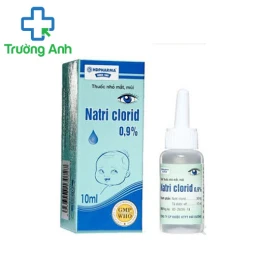 Natri clorid 0,9% 10ml HD Pharma - Dung dịch rửa mắt, mũi (10 cọc)