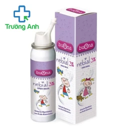 Bình xịt mũi Nebial 3% Spray Nasale giúp vệ sinh mũi hiệu quả