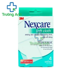 Nexcare soft cloth 8x12cm - Miếng dán vết thương B300, 3 miếng/gói