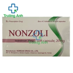 Nonzoli 20mg - Thuốc điều trị trứng cá nặng hiệu quả  của Hàn Quốc