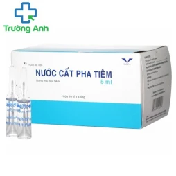 Nước cất pha tiêm 5ml Bidiphar - Dung dịch pha tiêm hiệu quả