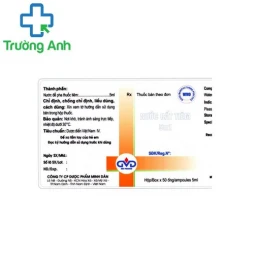 Nước cất tiêm 5ml MD Pharco - Dung môi pha loãng chế phẩm hiệu quả