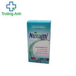 Nước súc miệng Nuxumi Chlorhexidin 0.12% sát khuẩn hiệu quả