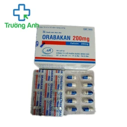 Orabakan 200mg Mipharmco - Điều trị nhiễm khuẩn đường tiết niệu hiệu quả