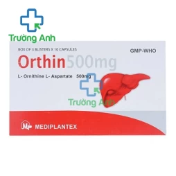 Orthin 500mg - Thuốc điều trị rối loạn chức năng gan hiệu quả