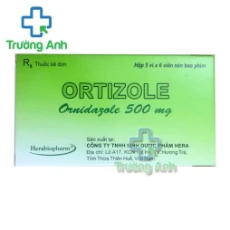 Ortizole 500mg Herabiopharm - Thuốc điều trị nhiễm khuẩn hiệu quả