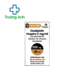 Oxaliplatin Hospira 200mg/40ml - Thuốc điều trị ung thư đại trực tràng hiệu quả của Australia