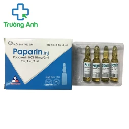 Paparin tiêm - Thuốc chống co thắt cơ trơn đường tiêu hóa hiệu quả