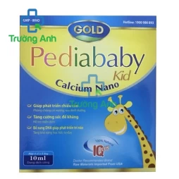 Pediababy Calcium Nano High Tech USA - Hỗ trợ bổ sung canxi hiệu quả