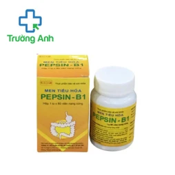 Pepsin B1 Hataphar (Lọ 80 viên) - Hỗ trợ giảm rối loạn tiêu hóa