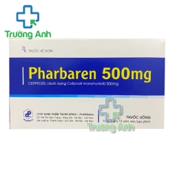 Pharbaren 500mg Pharbaco - Thuốc điều trị nhiễm khuẩn hiệu quả