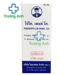 Podophyllin 25 - Thuốc điều trị sùi mào gà hiệu quả của Thái Lan