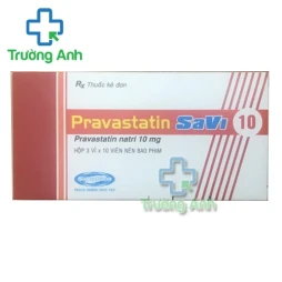 Pravastatin Savi 10 - Thuốc điều trị tăng cholesterol máu hiệu quả