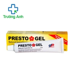 Presto Gel 25g Dan Pharm - Gel bôi giảm triệu chứng bệnh trĩ