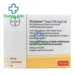 Proluton Depot 500mg - Thuốc điều trị sinh non và chuyển giới hiệu quả của Bayer