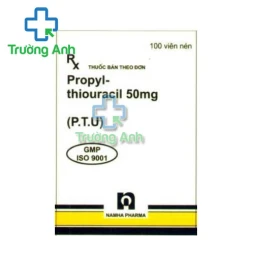 Propylthiouracil 50mg Nam Hà - Thuốc điều trị tăng năng tuyến giáp