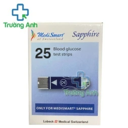 Que thử đường huyết MediSmart Sapphire (25 que)