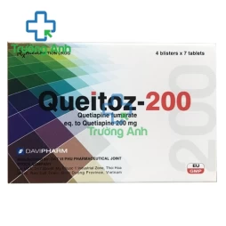 Queitoz 200mg - Thuốc điều trị thần kinh hiệu quả của Davipharm