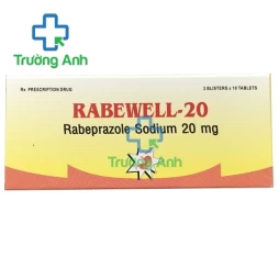 Rabewell 20mg - Thuốc điều trị viêm loét dạ dày, tá tràng hiệu quả của Ấn Độ